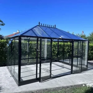 Drivhus Kongsberg 422x286x268 cm- Sokkel inkludert